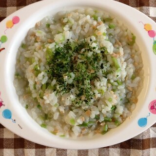 離乳食＊納豆と野菜のリゾット